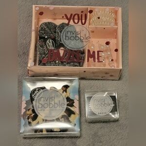 Invisibobble Hair Accessories Set - Black, Leopard, Clear